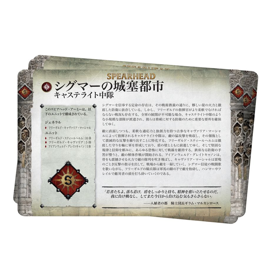 WHAOS:陣営パック:シティ・オヴ・シグマー(日本語版)
