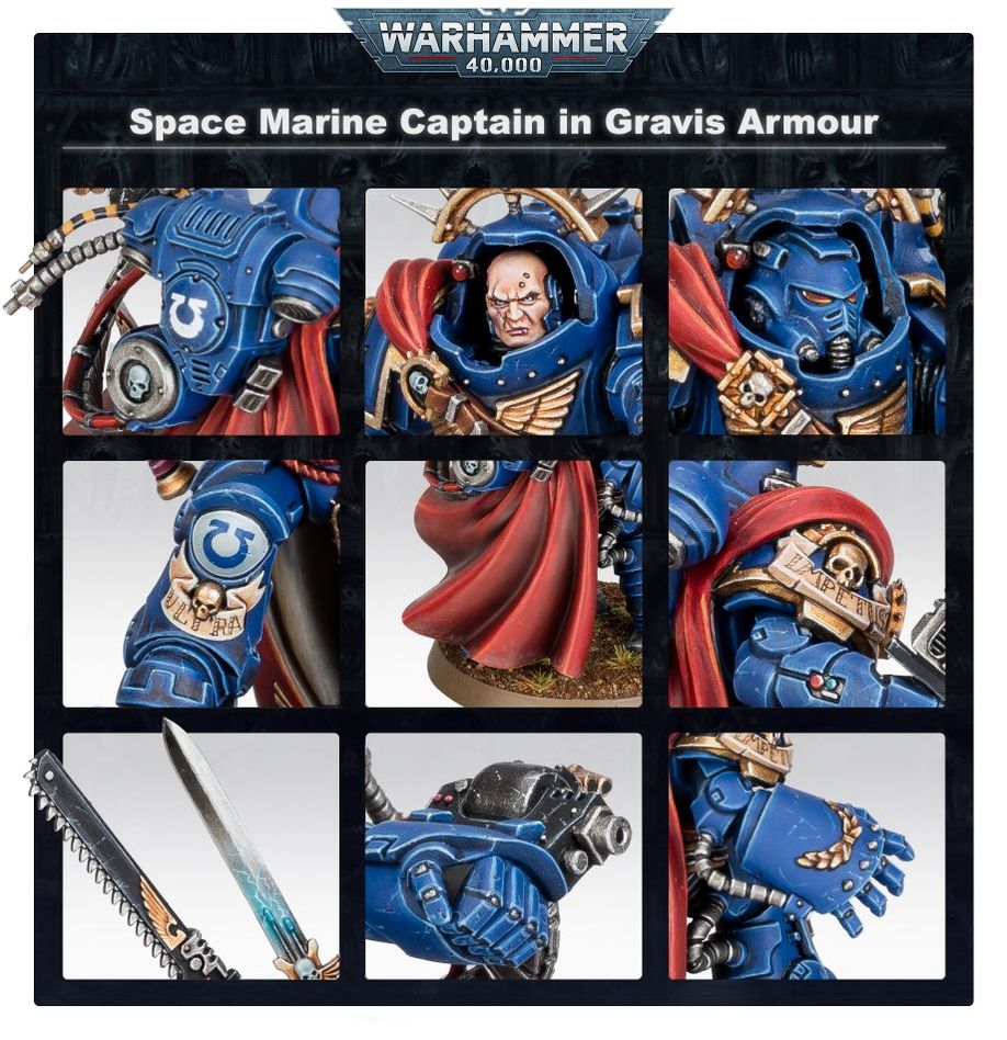 WH40K:スペースマリーン: キャプテン(グラヴィスアーマー装備)