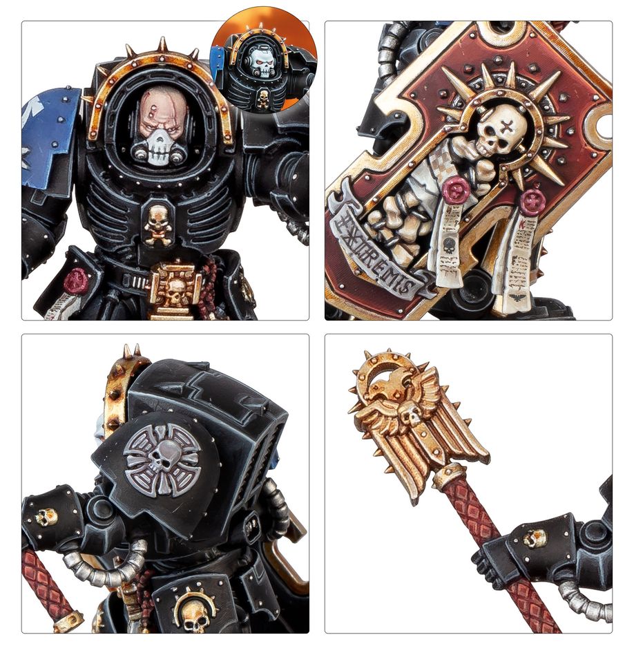 WH40K:スペースマリーン:チャプレイン(ターミネイターアーマー装備)