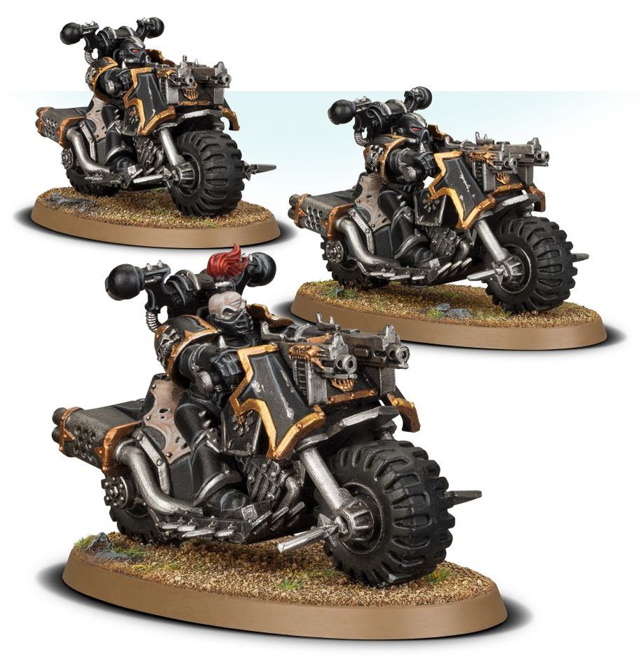 WH40K:ケイオス・スペースマリーン:ケイオスバイカー