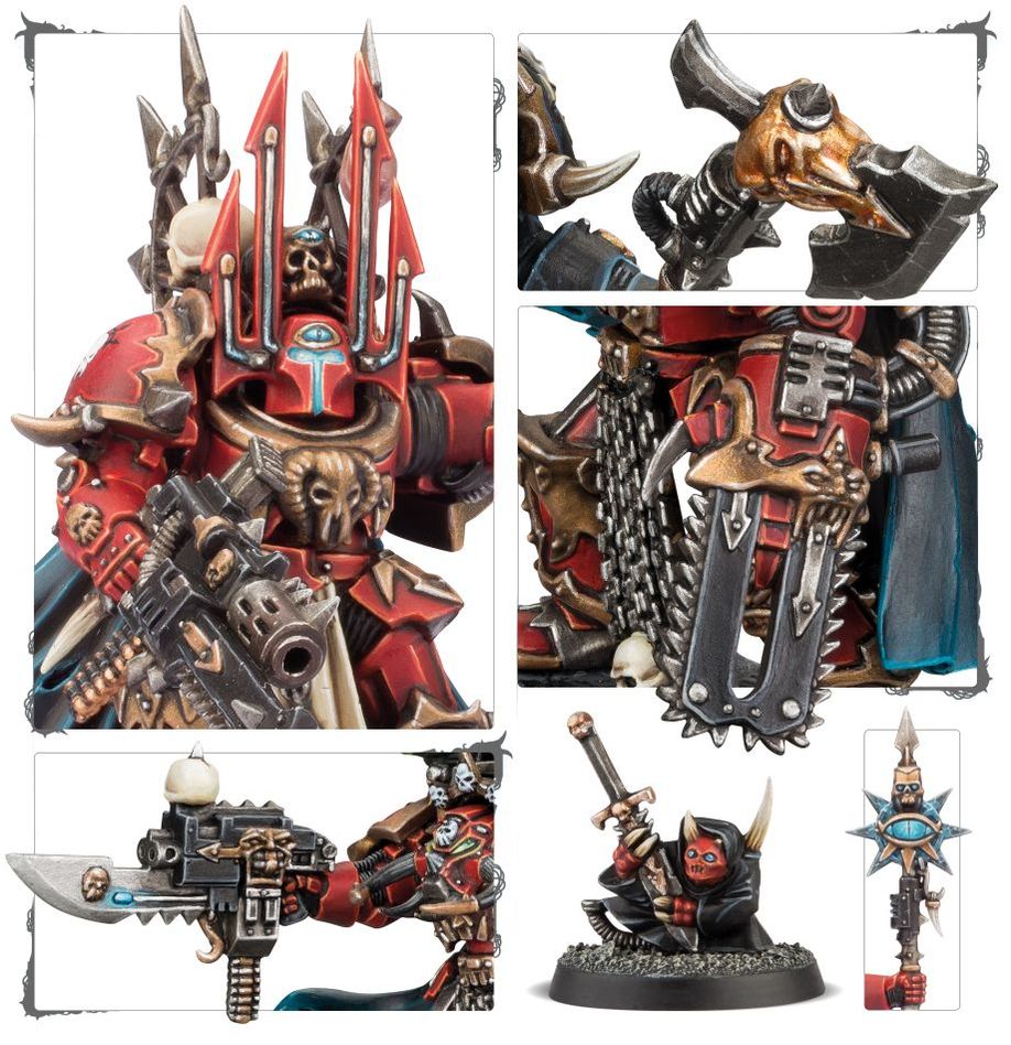 WH40K:ケイオス・スペースマリーン:ケイオスロード(ターミネイター・アーマー装備)