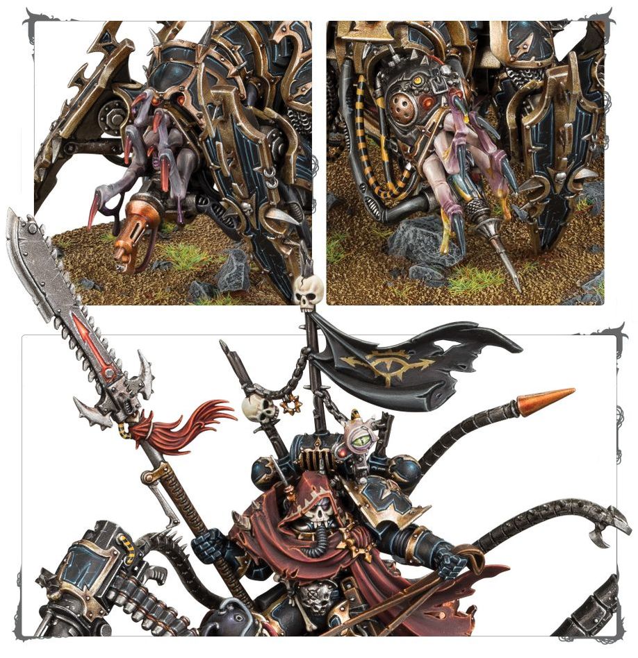 WH40K:ケイオス・ スペースマリーン:ロード・ディスコーダント(ヘルストーカー騎乗)