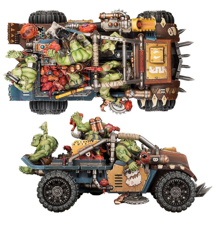 WH40K:オルク: ラッカトラック・スクイッグバギー