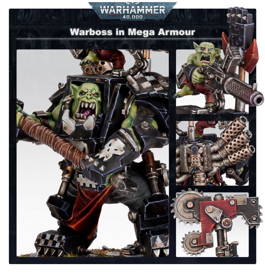 WH40K:オルク:オルク・ウォーボス(メガアーマー装備)