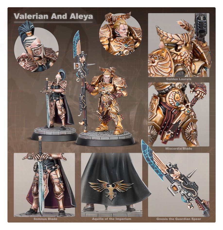 WH40K:皇帝陛下の鉤爪:ヴァレリアン&アレヤ
