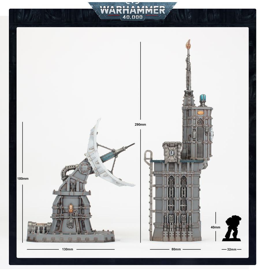 WH40K:戦闘領域:開拓区画 - ヴォクスアンテナ&探兆聖壇