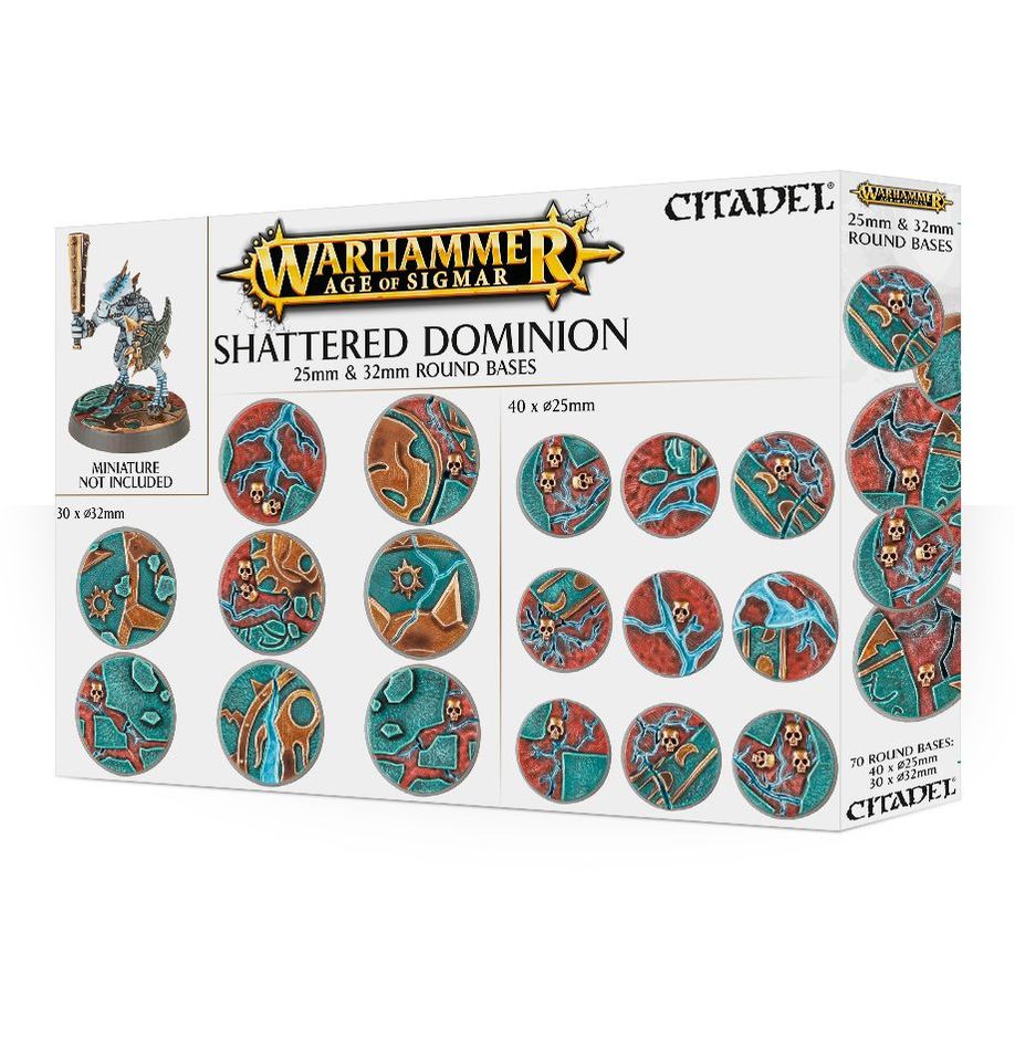 WHAOS:シャッタード・ドミニオン:25&32mmラウンドベース