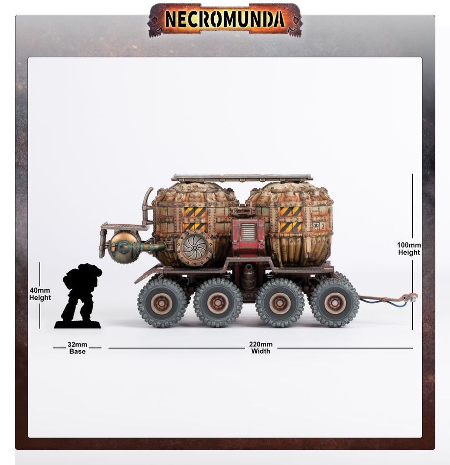 WHNM:ネクロムンダ:PROMETHIUM TANKS ON CARGO-8 TRAILER