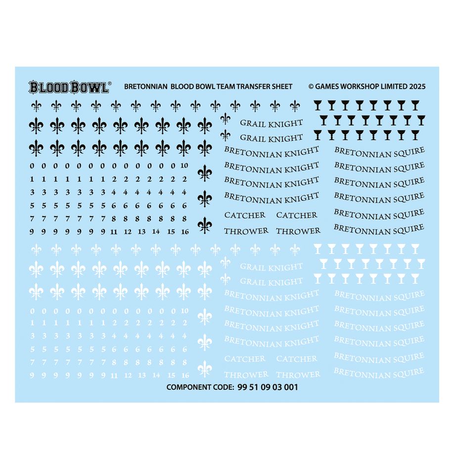 11/15(土)発売WHBB:ブラッドボウル:ブレトニア・チーム - ブリオンヌ・バロンズ