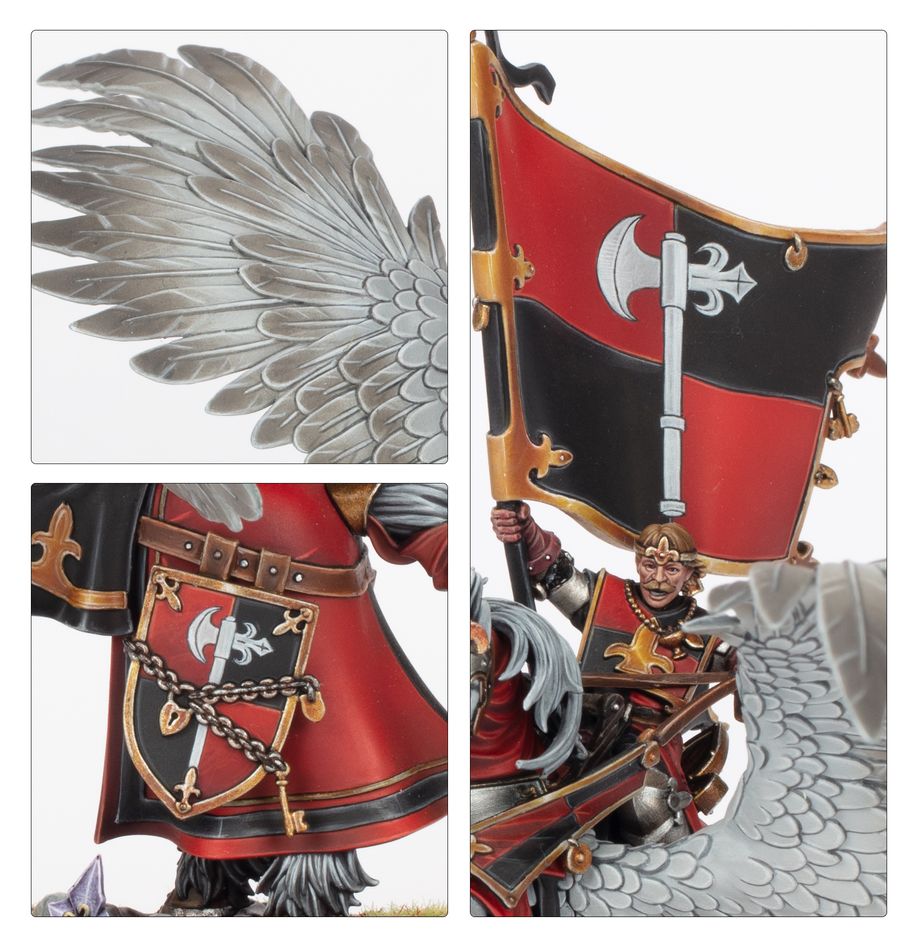 WHOW:KINGDOM OF BRETONNIA: BATTLE STANDARD ON ROYAL PEGASUS