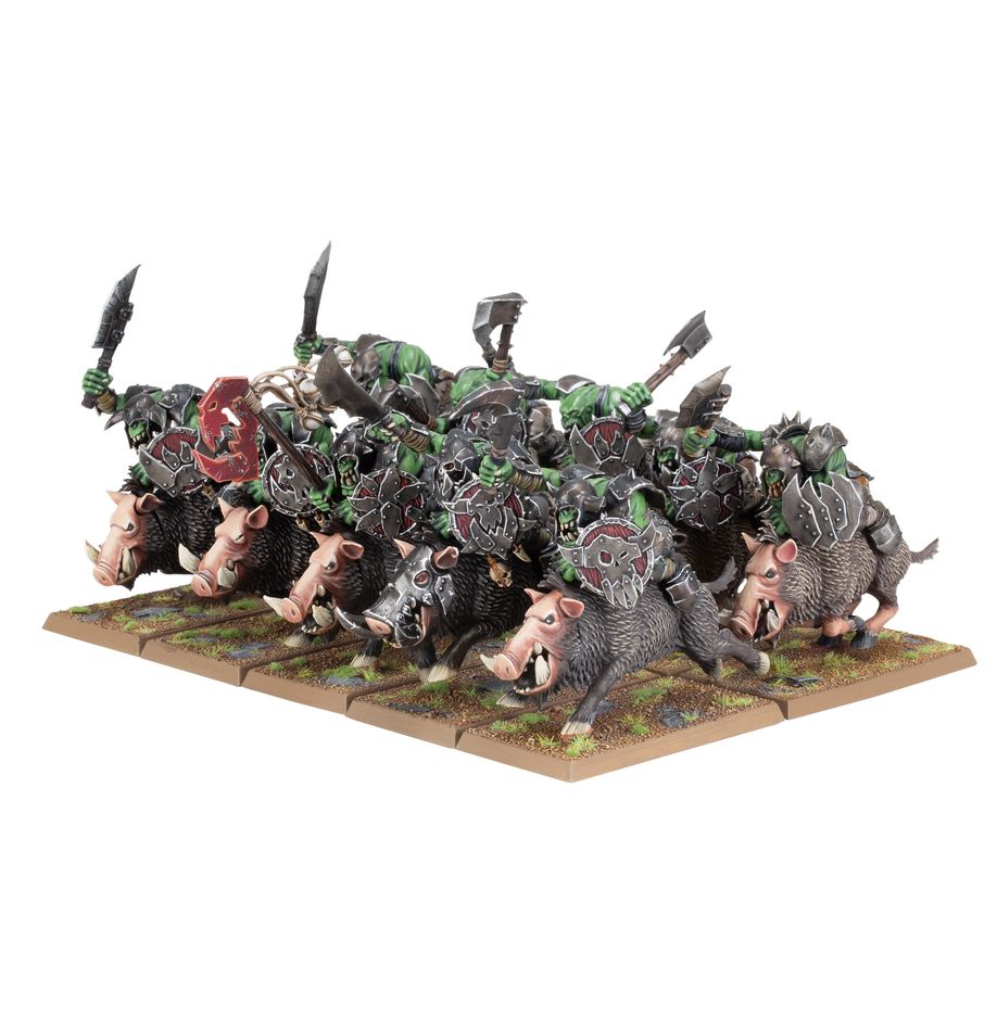 WHOW:ORC & GOBLIN TRIBES: ORC BOAR BOYZ MOB