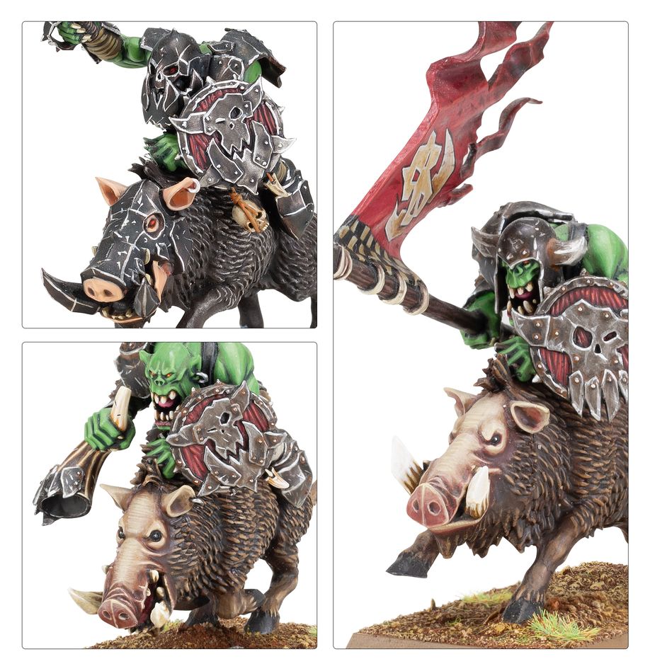 WHOW:ORC & GOBLIN TRIBES: ORC BOAR BOYZ MOB