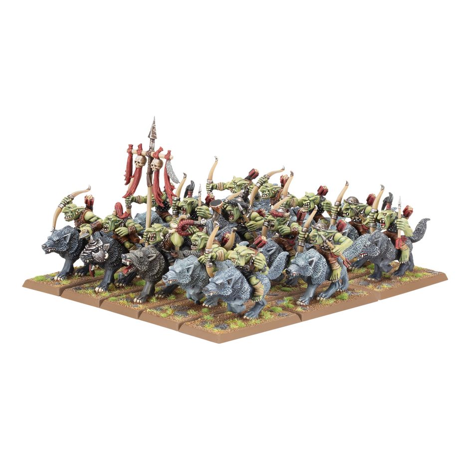 WHOW:O&G TRIBES: GOBLIN WOLF RIDER MOB