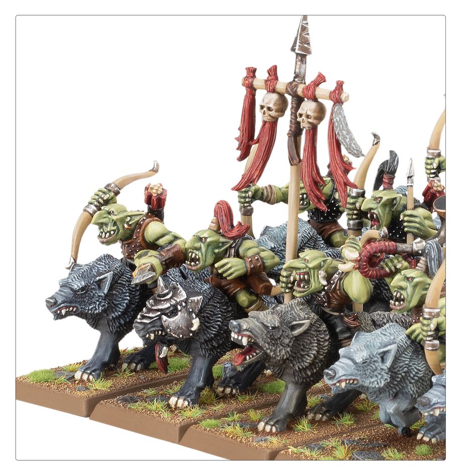 WHOW:O&G TRIBES: GOBLIN WOLF RIDER MOB