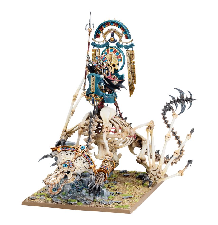 WHOW:TOMB KINGS OF KHEMRI: TOMB KING ON NECROLITH BONE DRAGON