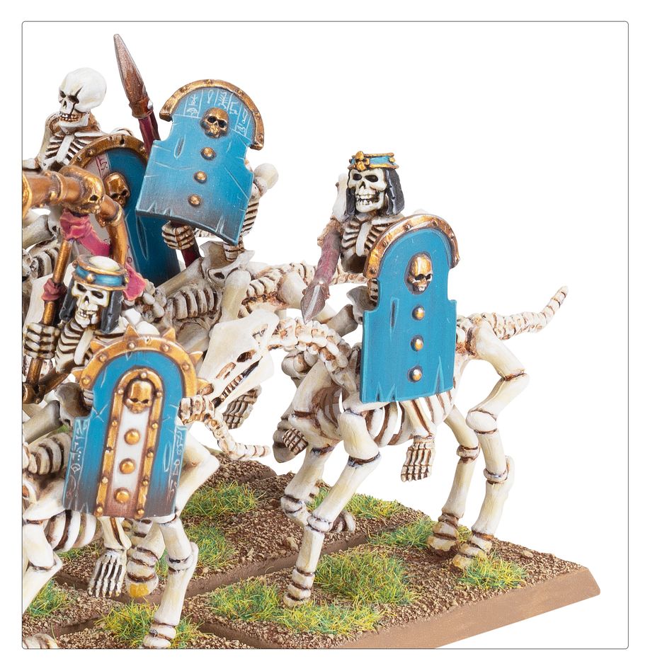 WHOW:TOMB KINGS OF KHEMRI: SKELETON HORSEMEN