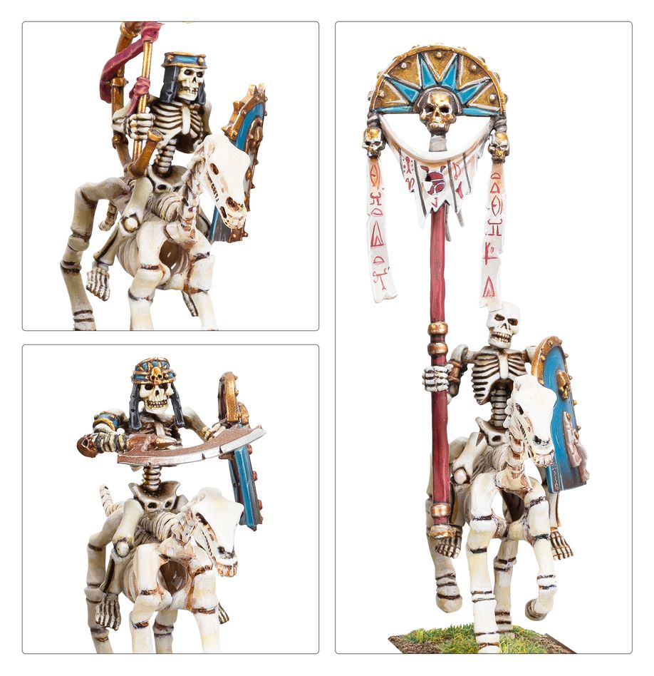 WHOW:TOMB KINGS OF KHEMRI: SKELETON HORSEMEN