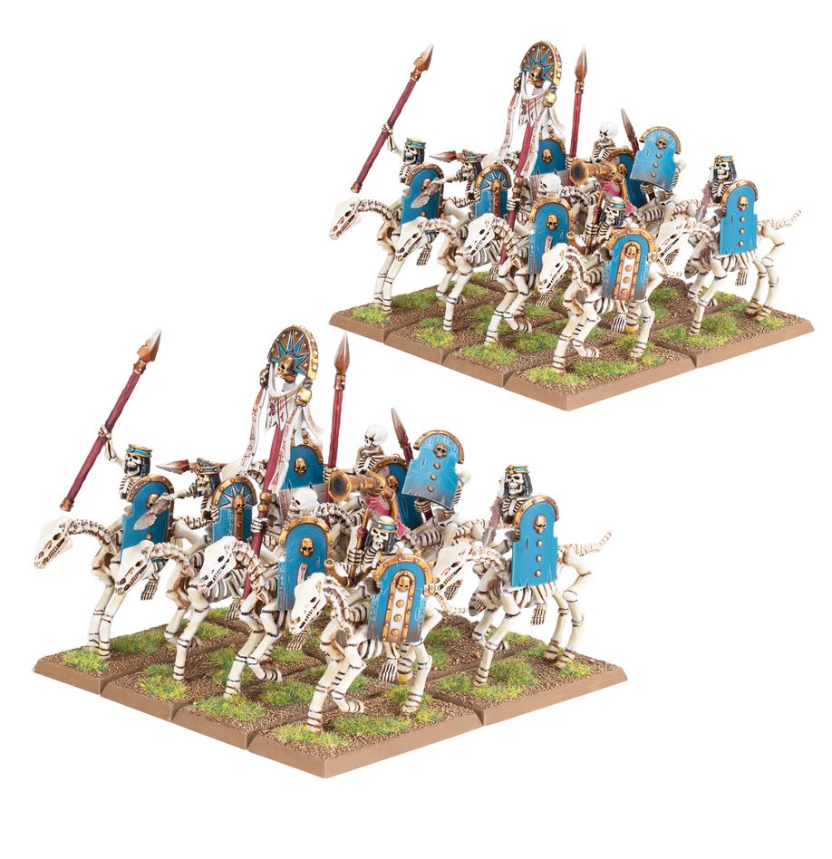 WHOW:TOMB KINGS OF KHEMRI: SKELETON HORSEMEN