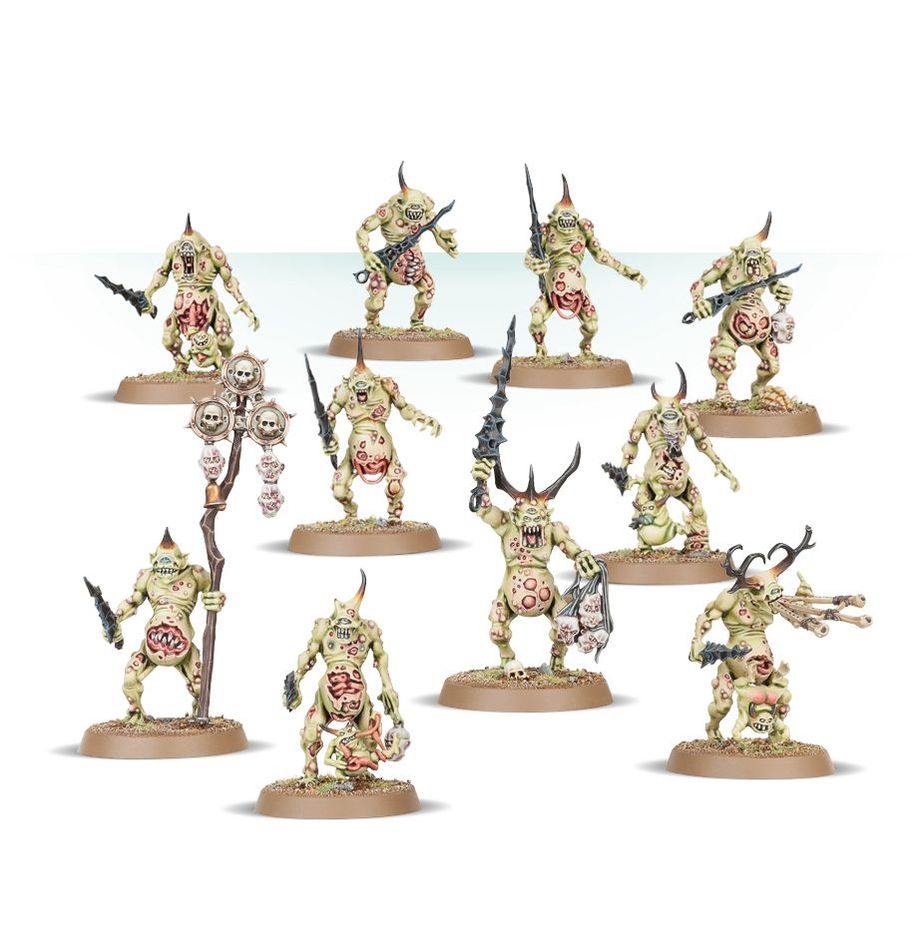 WH40K:WHAOS:マゴットキン・オヴ・ナーグル:プレーグベアラー