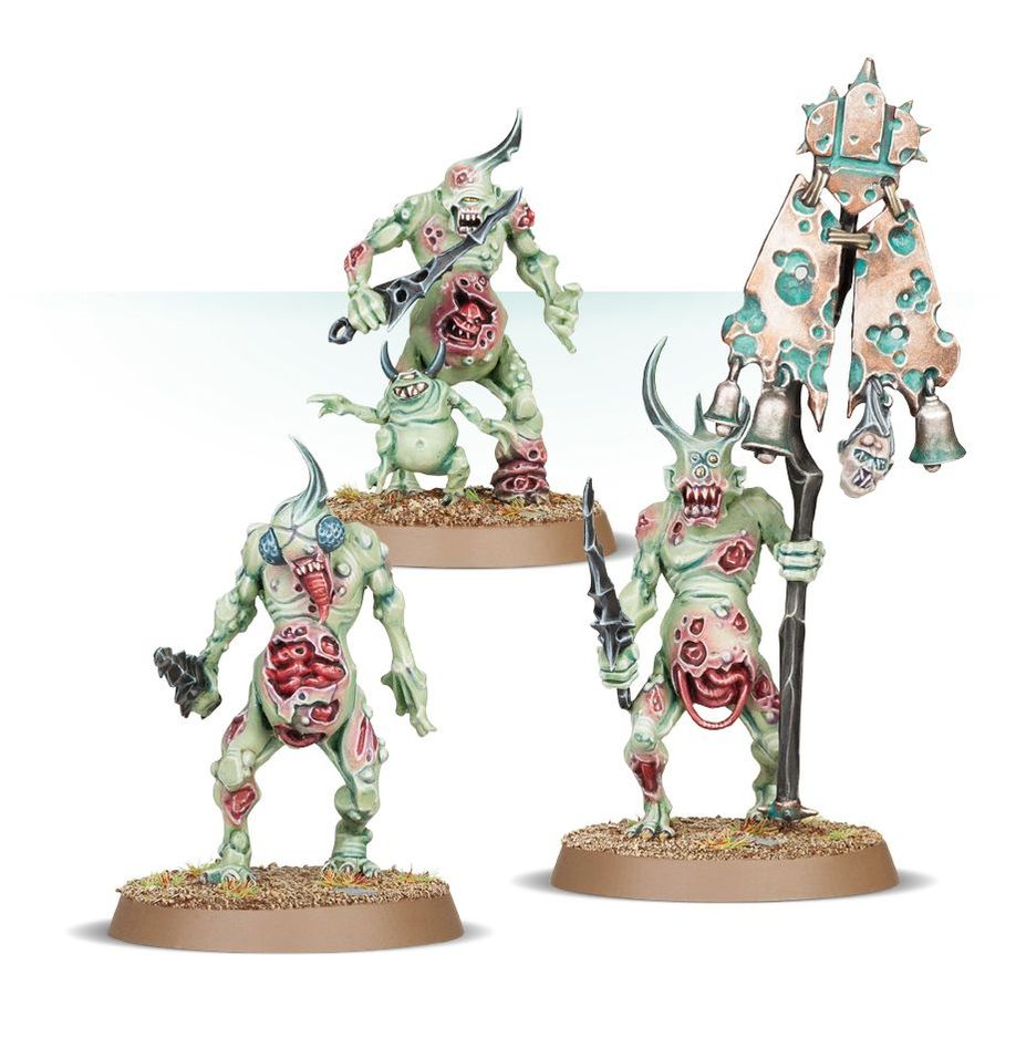 WH40K:WHAOS:マゴットキン・オヴ・ナーグル:プレーグベアラー