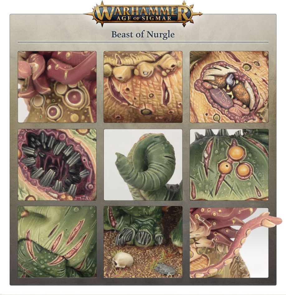 WH40K:WHAOS:マゴットキン・オヴ・ナーグル: ビースト・オヴ・ナーグル