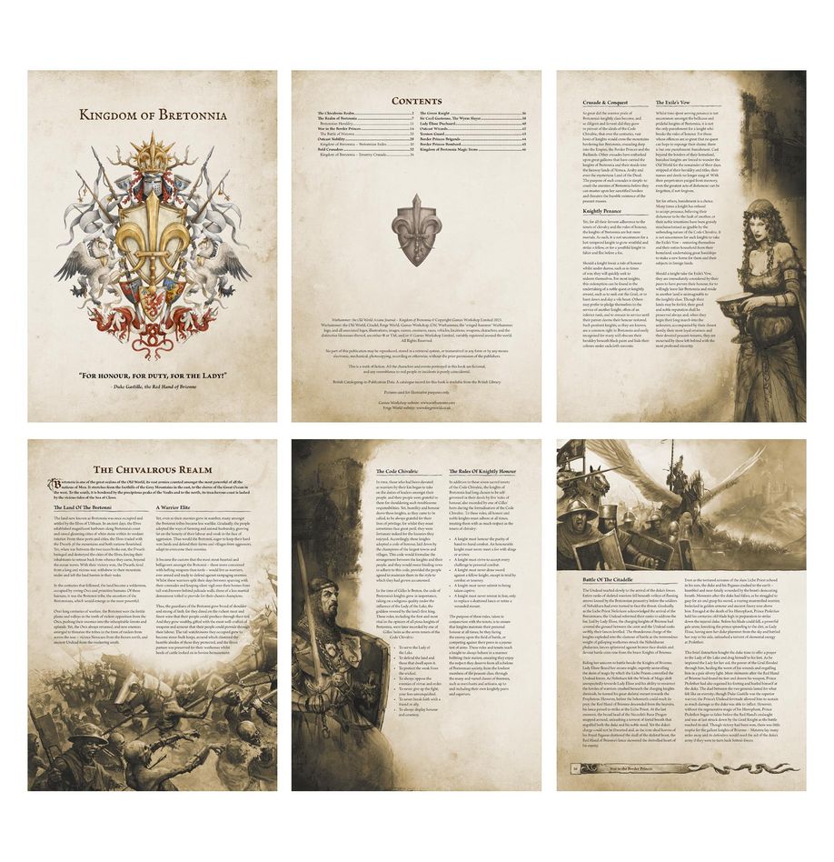 WHOW：アーケイン・ジャーナル：KINGDOM OF BRETONNIA