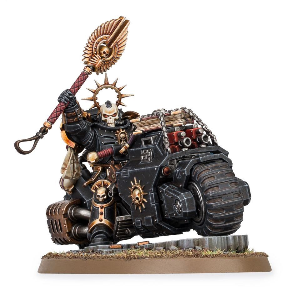 WH40K：スペースマリーン：プライマリス・チャプレイン（バイク騎乗）