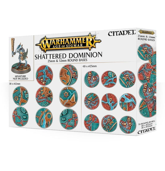 WHAOS：シャッタード・ドミニオン：25&32mmラウンドベース