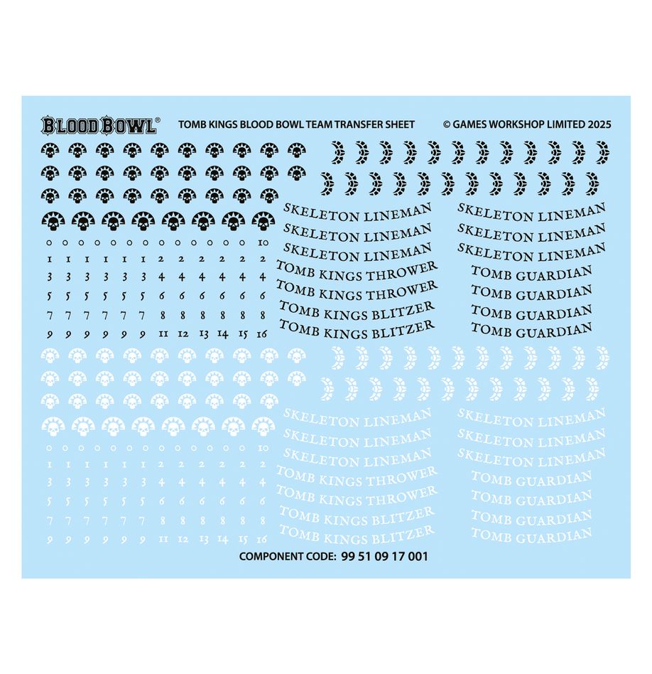 11/15(土)発売WHBB：ブラッドボウル：トゥームキング・チーム - ネヘカーラ・ナイトメアズ