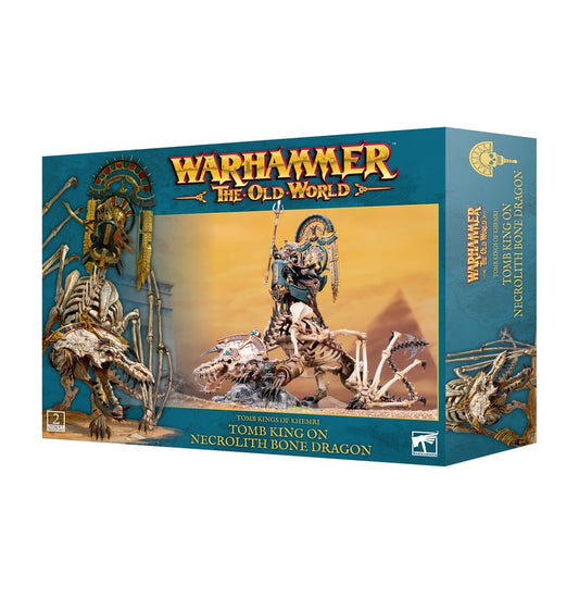WHOW：TOMB KINGS OF KHEMRI: TOMB KING ON NECROLITH BONE DRAGON